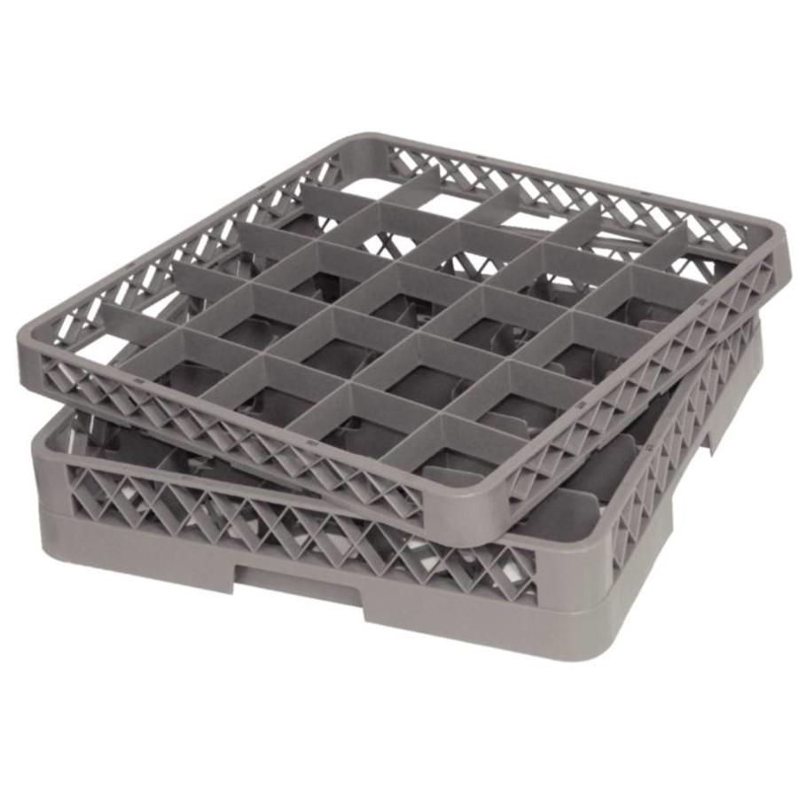 Panier lave-vaisselle 50x50 cm pour verres | 25 verres