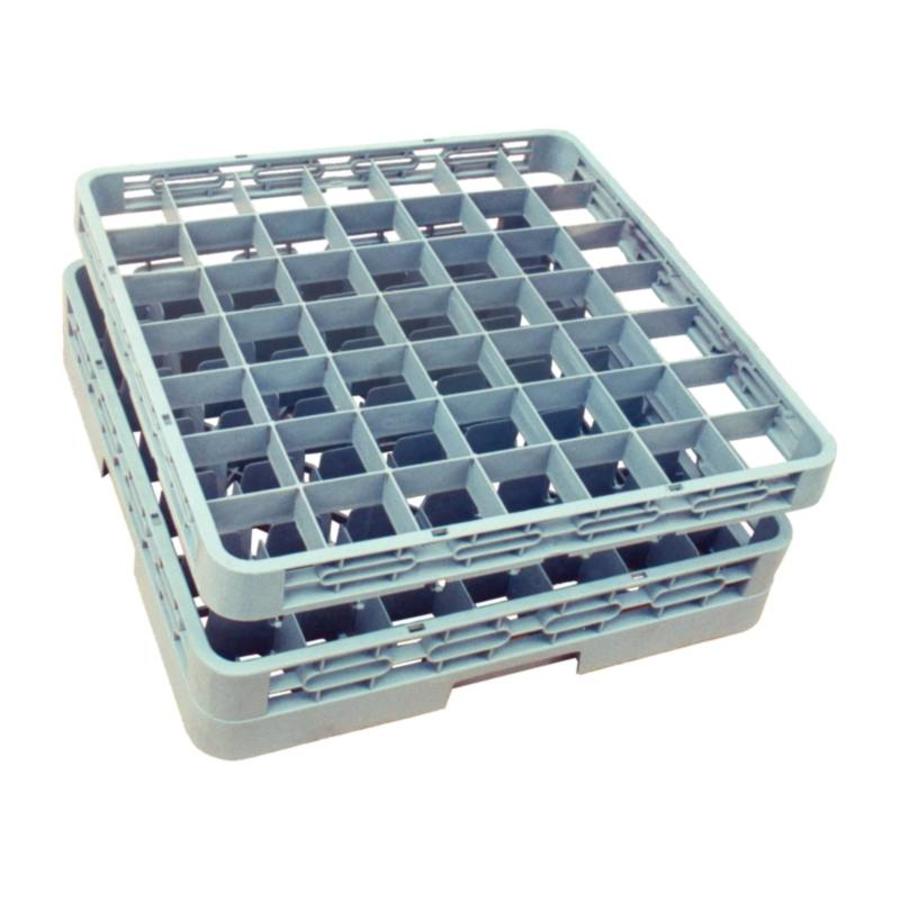 Panier lave-vaisselle 50x50 cm pour verres | 49 verres