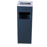 Stainless Steel Waste Bin with Ashtray | 10 L