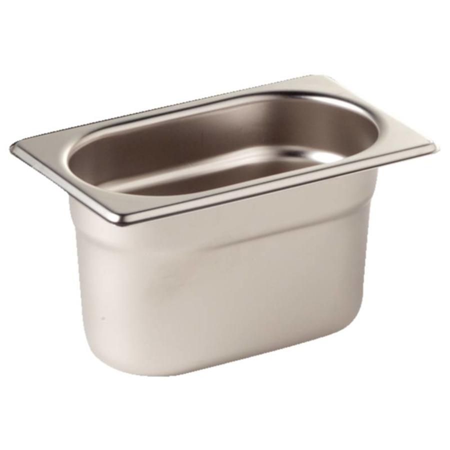 Stainless steel GN container 1/9 | 3 Formats