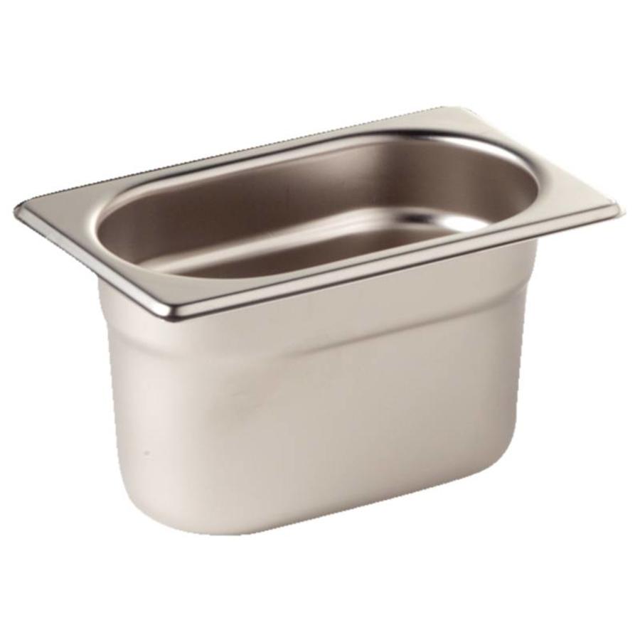 Stainless steel GN container 1/9 | 3 sizes