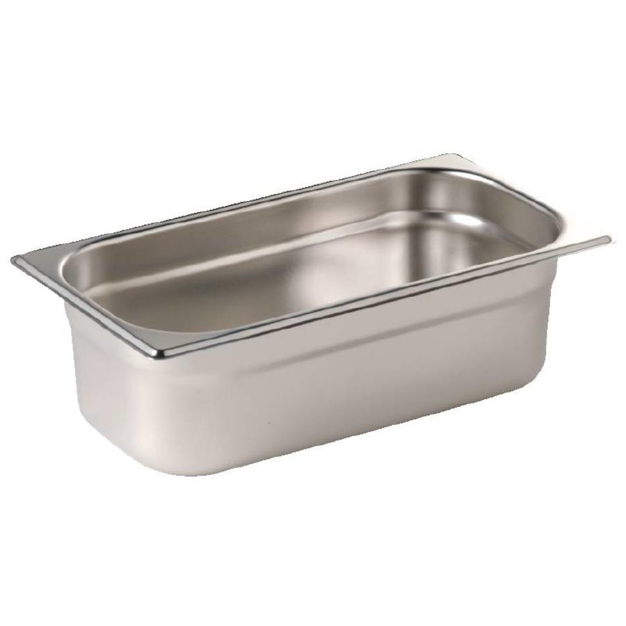Stainless steel GN container 1/4 | 6 sizes