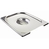 Vogue Stainless steel lid for GN 1/2 with handles