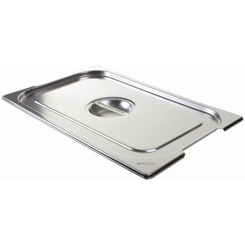  Vogue Stainless steel lid for GN 1/1 with handles 
