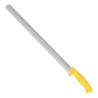 Couteau à jambon dentelé à prise souple | 28 cm