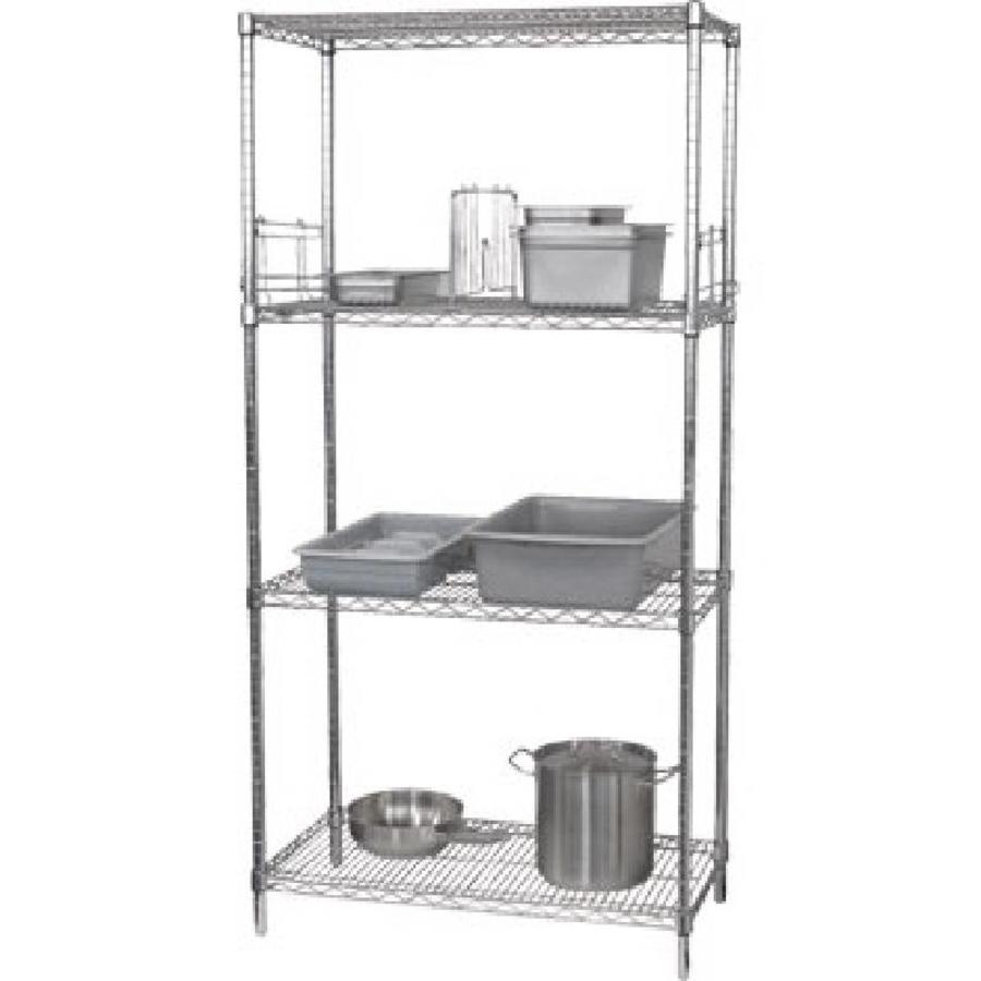 Stock rack | 4 shelves | 183(h)x122(w)x61(d) cm