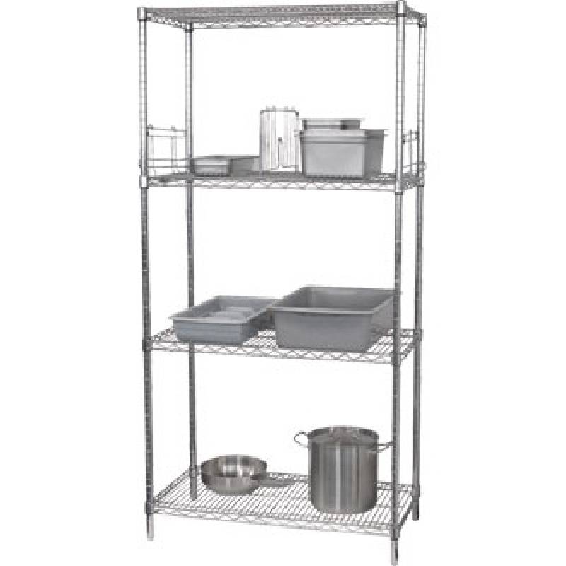 Buy Steel Stock Rack 4 Shelves 183x60cm online HorecaTraders