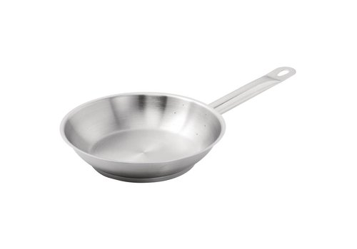  Vogue Stainless steel frying pan | 20cm diameter 