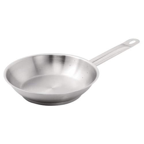  Vogue Stainless steel frying pan | 20cm diameter 