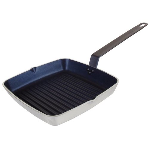  Vogue Metal square ribbed pan | 24x24cm 