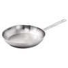 Vogue Stainless steel frying pan | 28cm diameter
