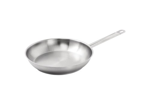  Vogue Poêle à frire en acier inoxydable | 28 cm Ø 