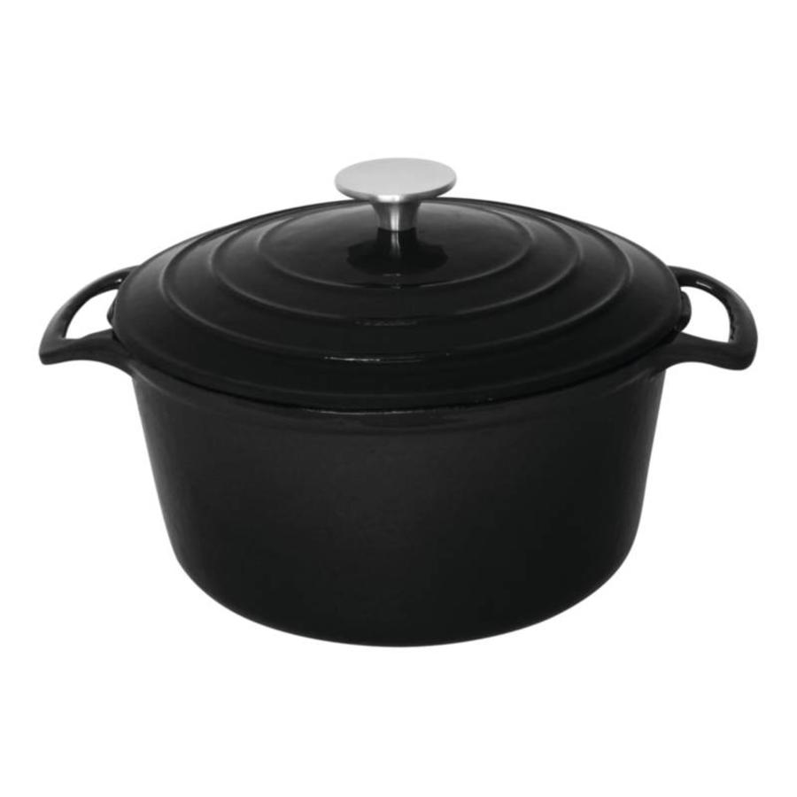 Round Roasting Pan Black 4ltr | Ø23.5cm