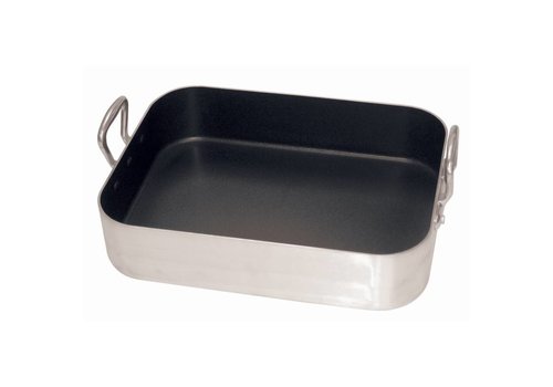  Vogue Aluminum non-stick roasting pan | 2 Sizes 