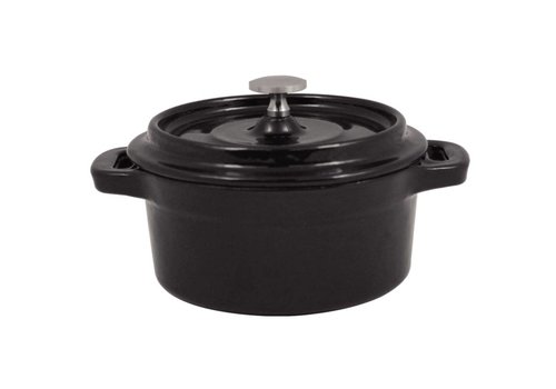  Vogue Cast Iron Mini Casserole Black | Ø9.3cm 