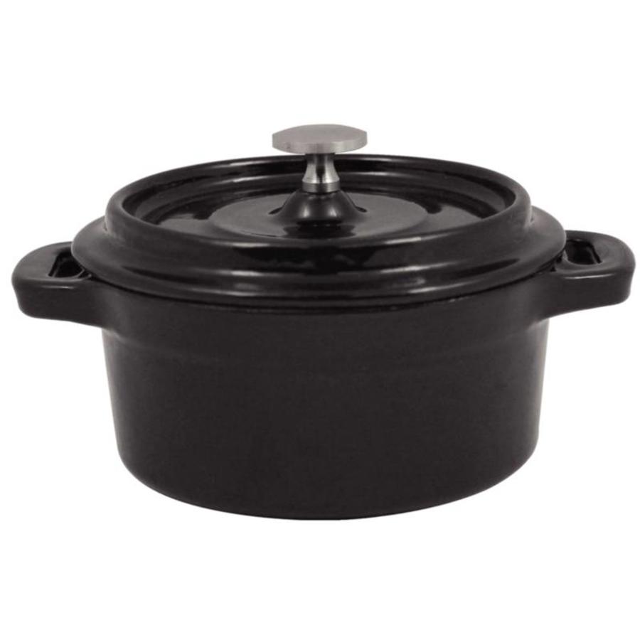 Gietijzeren Mini Braadpan Zwart | Ø9,3cm