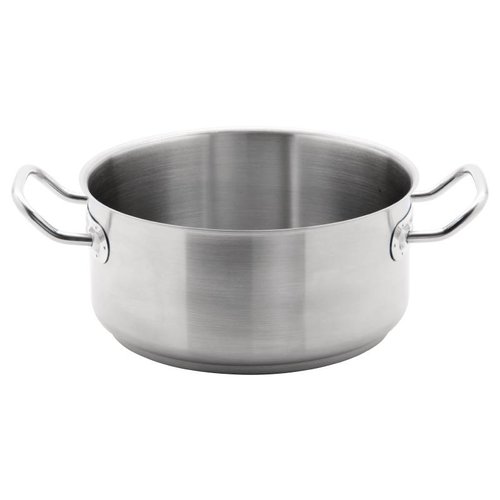  Vogue Stainless steel saucepan low model 3 formats 