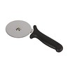 HorecaTraders Pizzaradschneider aus Edelstahl, Schwarz | 10 cm Klinge