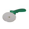 HorecaTraders Stainless Steel Pizza Wheel Cutter Green | 10 CM