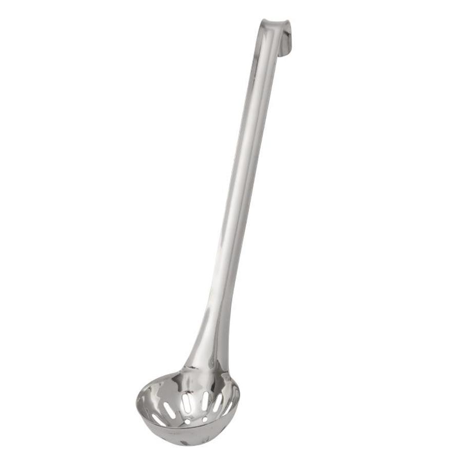 Serving spoon perforated stainless steel