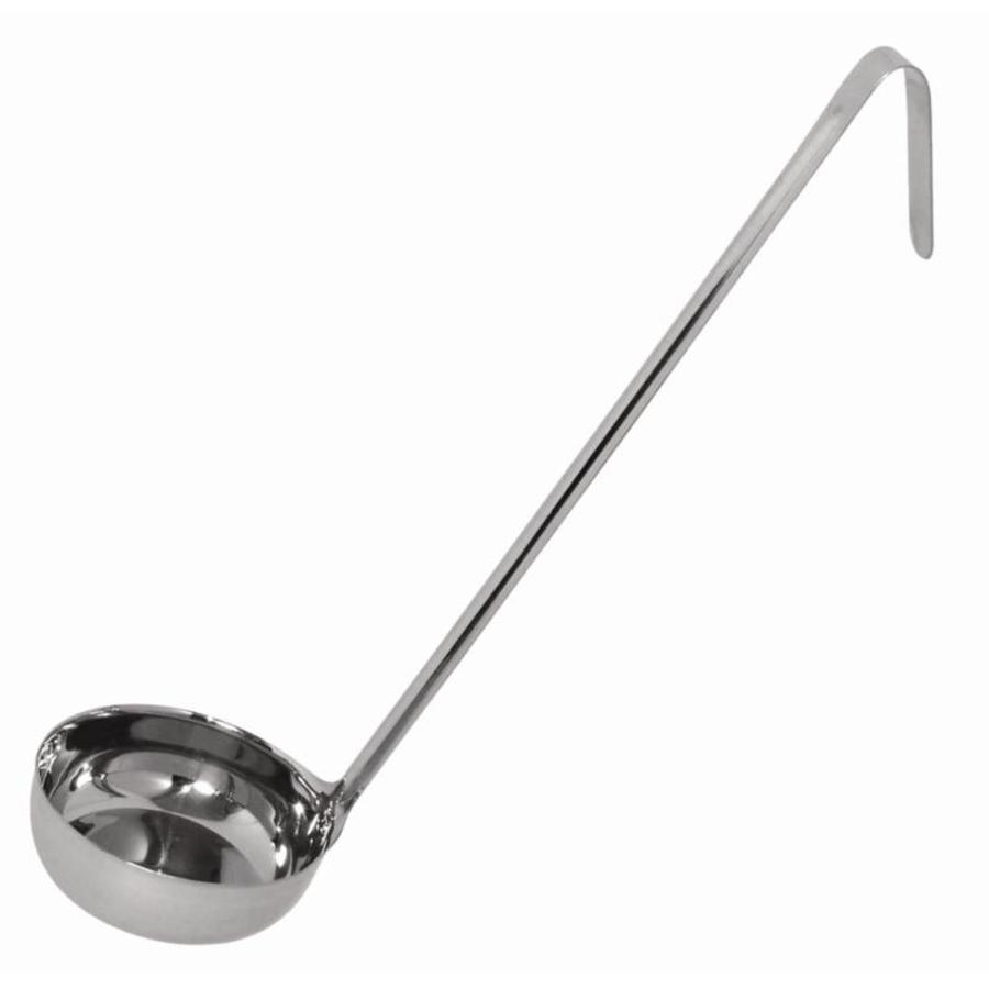 Serving spoon stainless steel with flat bottom | 3 formats