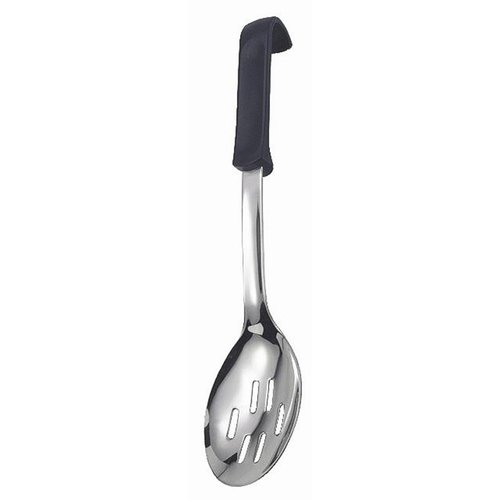  Vogue stainless steel serving spoon perforated 34cm 