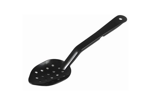  Vogue Serving spoon with holes black 27cm 