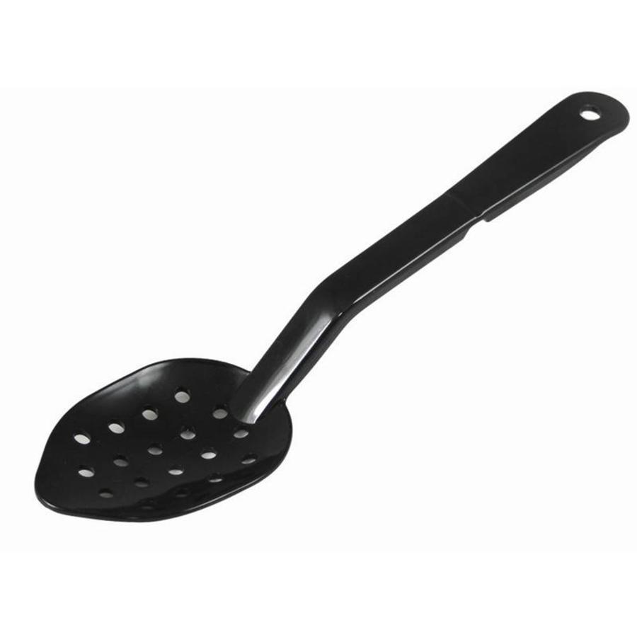 Servierlöffel mit Löchern schwarz 27cm