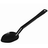 Vogue Serving spoon black plastic 33cm