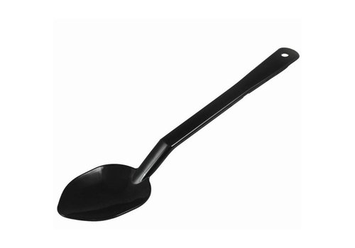  Vogue Serving spoon black plastic 33cm 