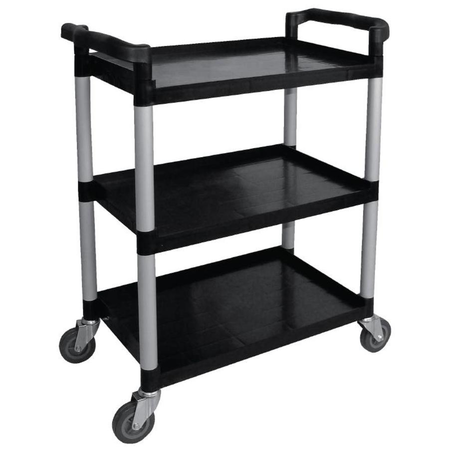 Servierwagen aus Kunststoff | 3 Blätter | 96(h)x83x41 cm