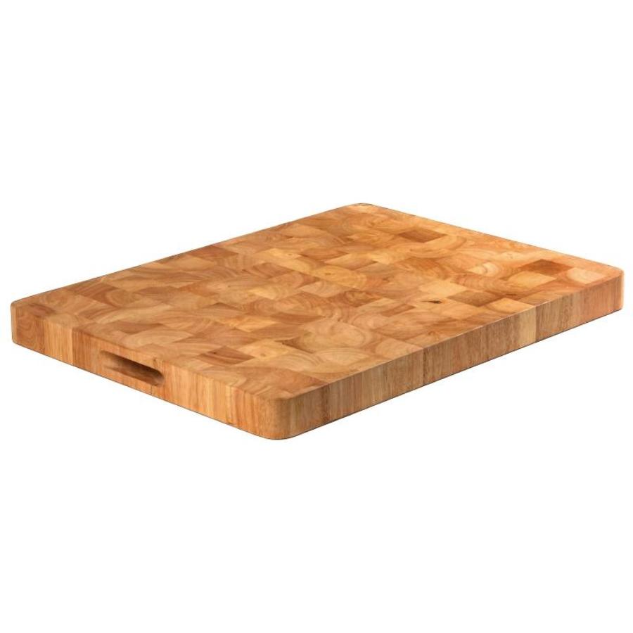 Planche à découper de cuisine en bois | 45 x 60 x 4,5 cm
