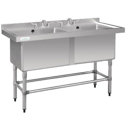  Vogue Stainless Steel Sink | Double sink | 141x60x90 cm 