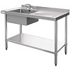 Vogue Stainless Steel Sink | Sink Left | 100x60x90 cm