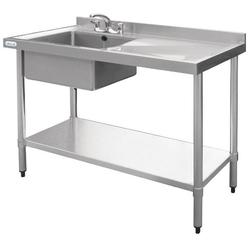  Vogue Stainless Steel Sink | Sink Left | 100x60x90 cm 