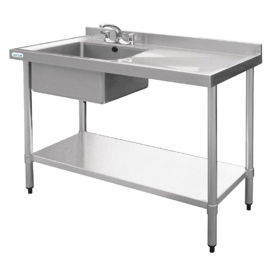 Stainless steel Catering sink | sink left | 120x60x90 cm