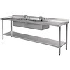 Vogue Stainless Steel Sink | Sink Double | 240x60x90 cm