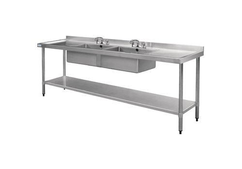  Vogue Stainless Steel Sink | Sink Double | 240x60x90 cm 