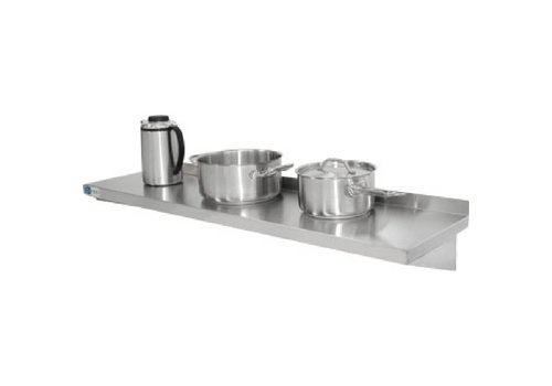  Vogue Stainless steel wall shelf | 150 x 30 cm 