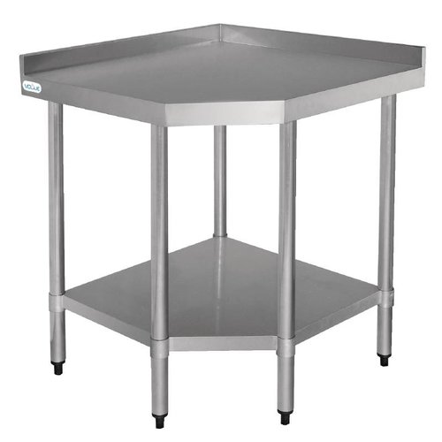  Vogue Stainless steel work table corner model 80 (b) x90 (h) x60 (d) cm 