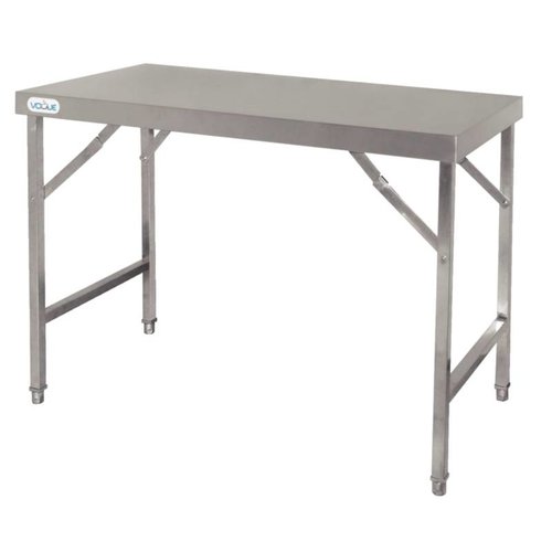  Vogue Stainless steel collapsible worktable | 2 formats 