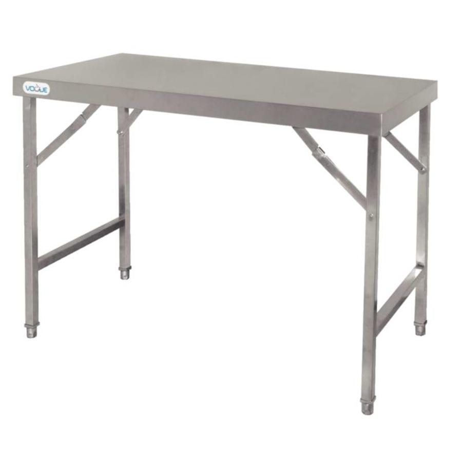 Stainless steel folding work table | 2 sizes
