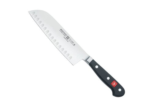  HorecaTraders Professioneel Santoku koksmes | 17 cm 