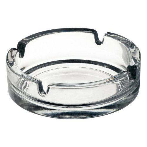  HorecaTraders Glass Ashtray Stackable ø 11cm (24 pieces) 