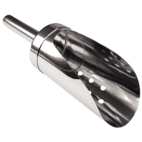  HorecaTraders Ice cube scoop stainless steel | perforated 