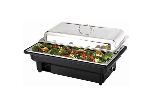  HorecaTraders Chafing Dish électrique 1/1 GN - Thermostat réglable 