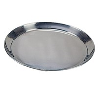Plateau rond en acier inoxydable Disponible en 3 tailles