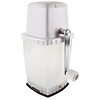 HorecaTraders Ice Crusher with Vacuum Base | White