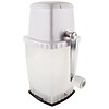 HorecaTraders Ice crusher with vacuum base | white