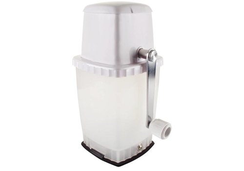  HorecaTraders Broyeur à glace avec base à vide | blanc 